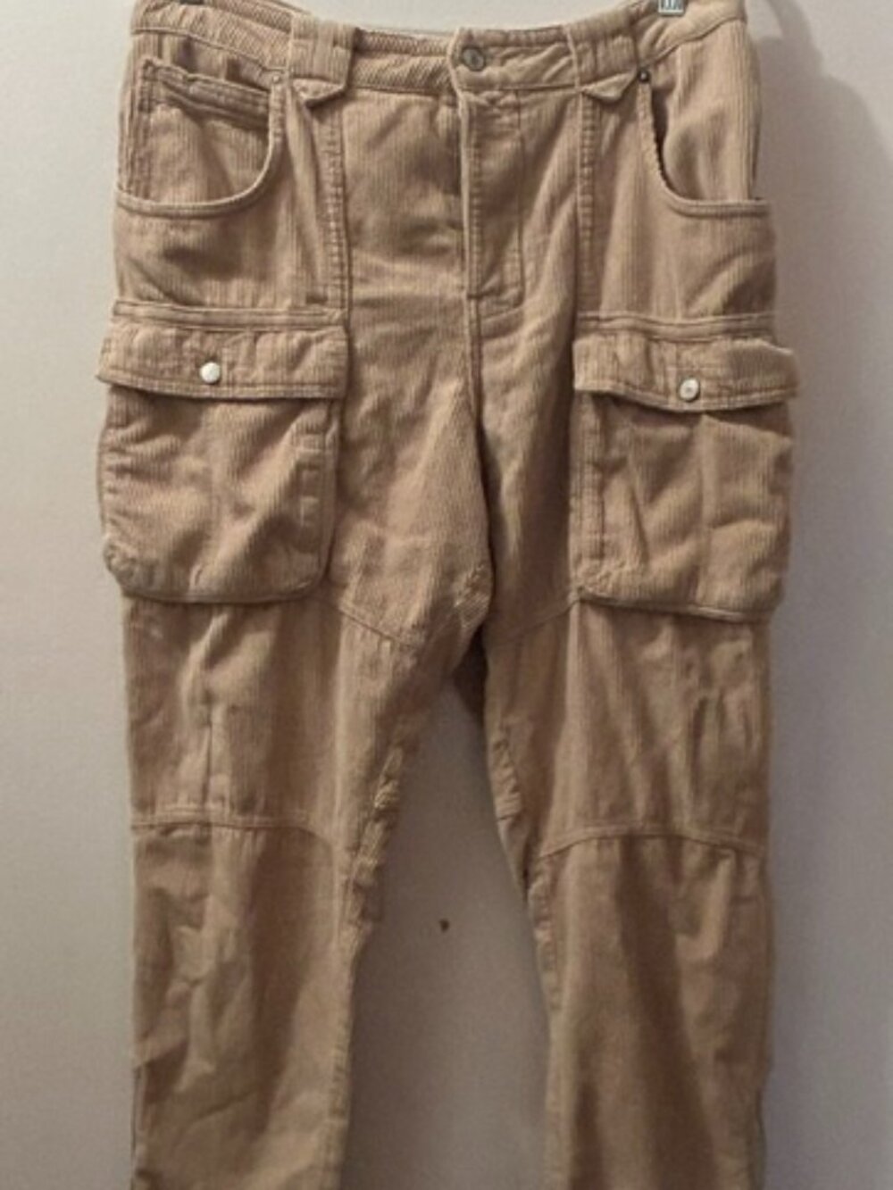 We the Free Free People The London Calling Low Rise Corduroy Tapered Leg Pants